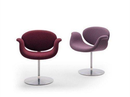 Artifort Pierre Paulin F163 Little Tulip Chair with Disk Base - Modern Mid-Century Accent Chair for Living Room, Lounge & Office