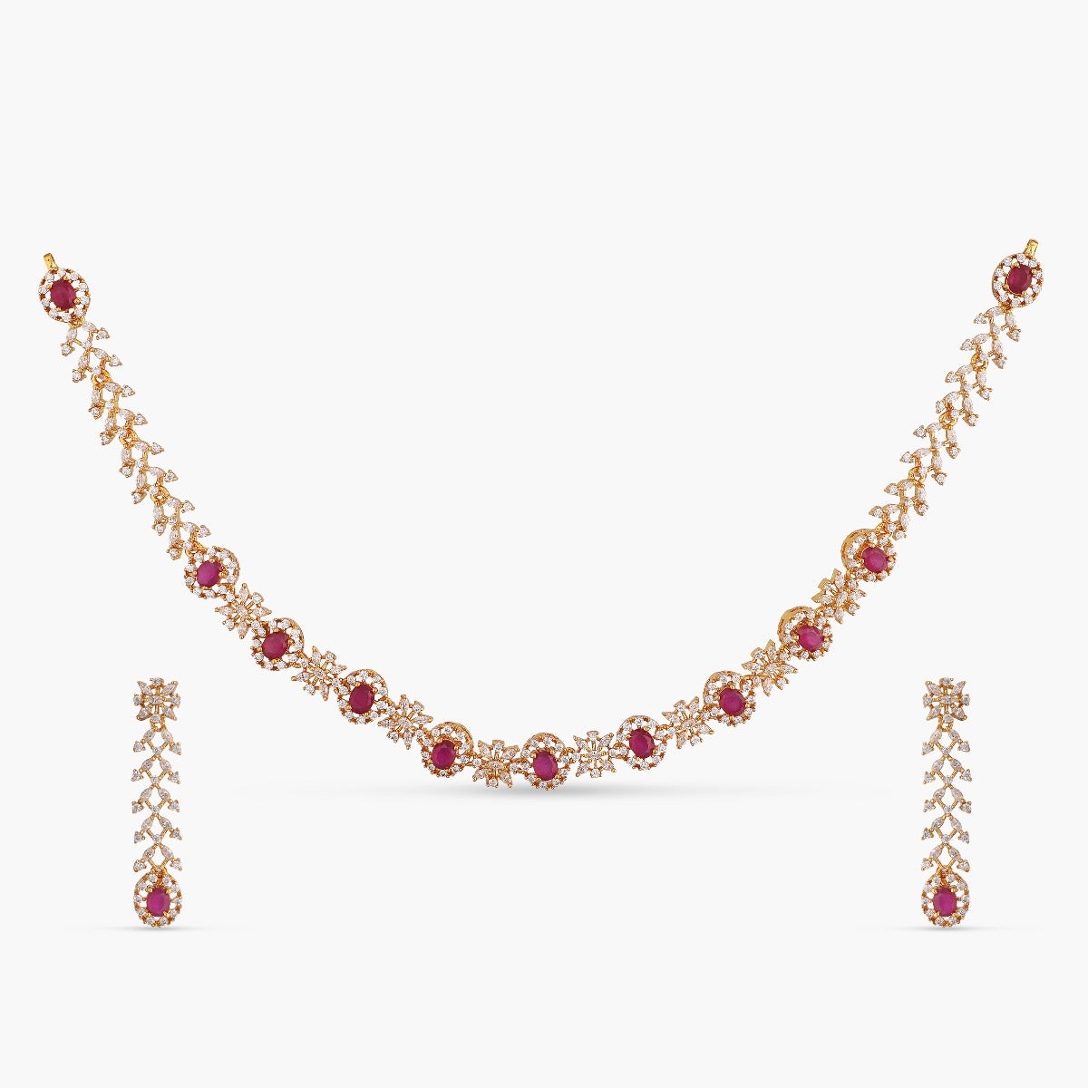Elegant CZ Necklace Set for Women - Sparkling Cubic Zirconia Jewelry Gift for Anniversary, Party & Evening Wear