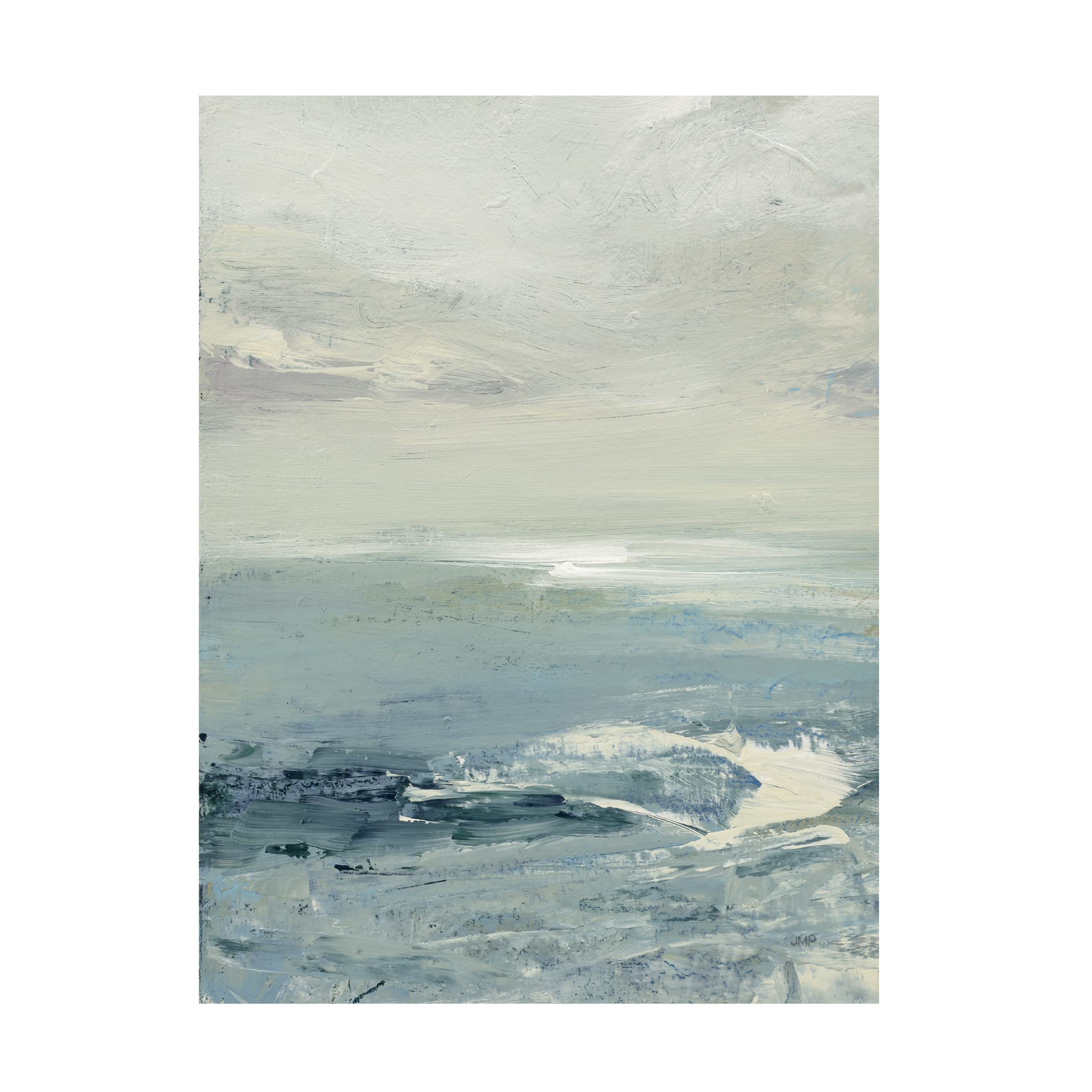 Julia Purinton 'Waves II' Canvas Wall Art Print - Ocean Wave Painting for Living Room, Bedroom & Office Decor | Trademark Fine Art Collection