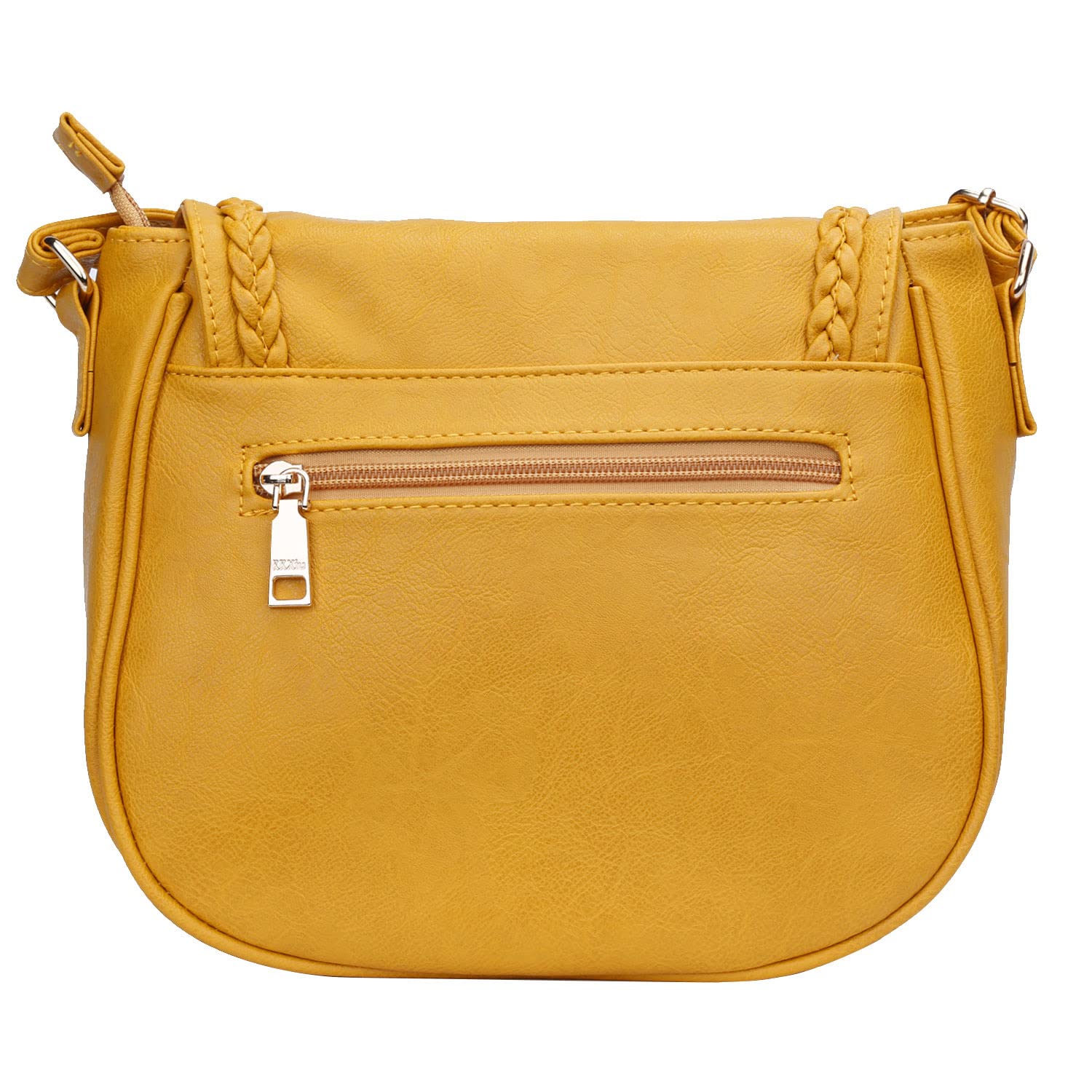 KKXIU Women's Casual Flap Saddle Crossbody Bag with Tassel - Stylish Shoulder Purse for Everyday Use, Work & Travel