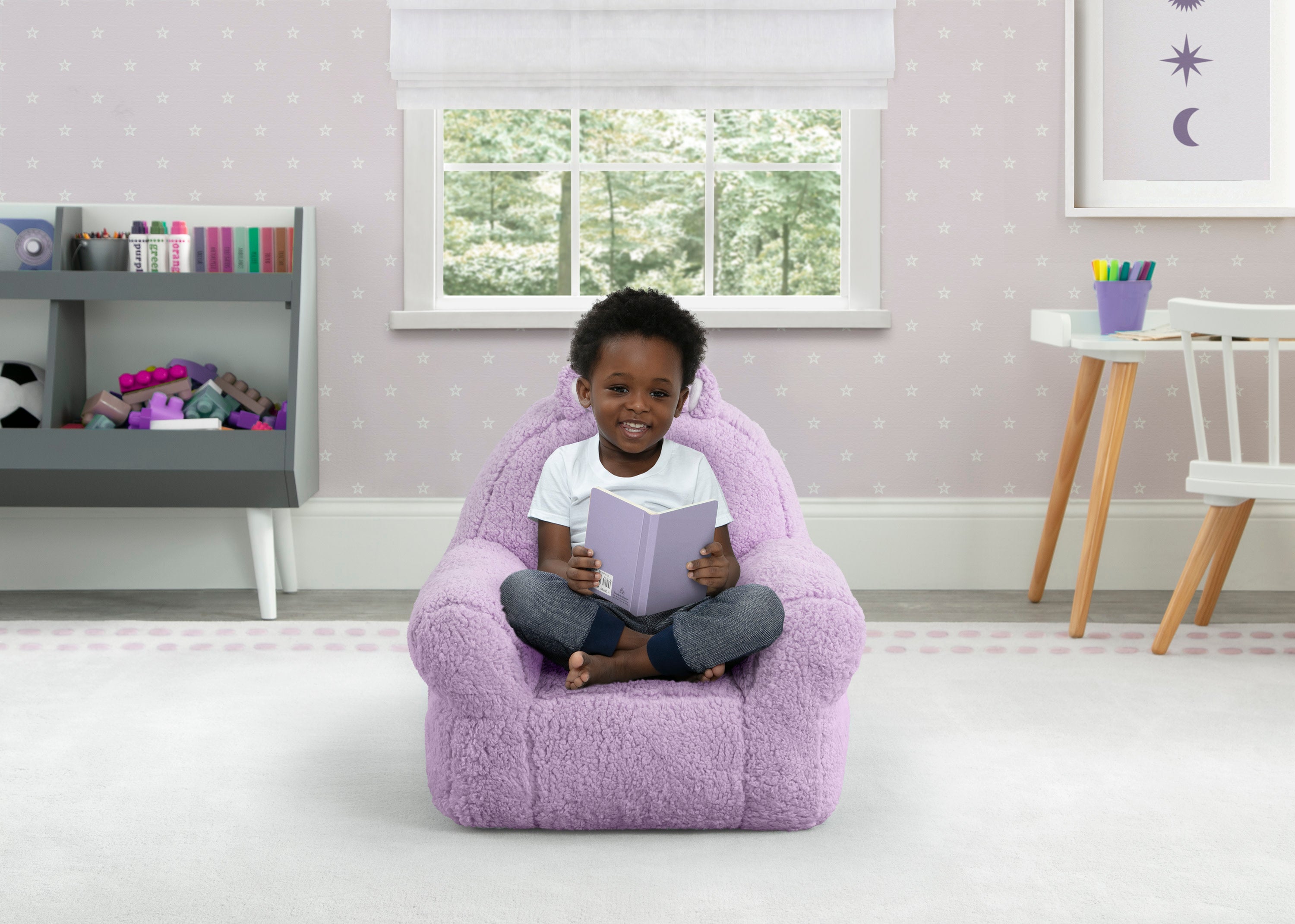 Unicorn Cozee Buddy Chair - Soft Plush Kids Chair for Reading & Relaxing | Perfect for Bedrooms, Playrooms & Gifts