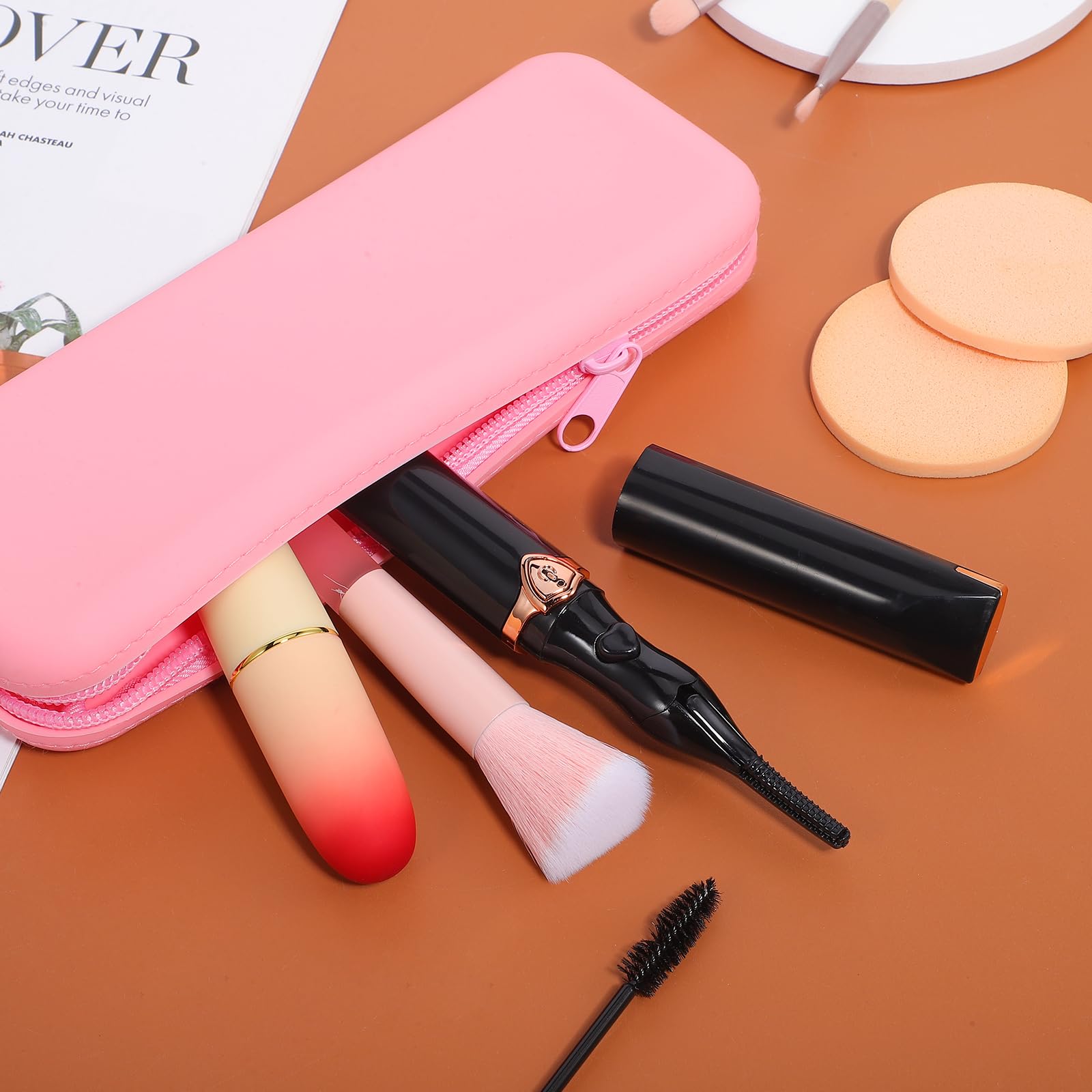 USB Heated Eyelash Curler - Mipcase Electric Lash Curler with Adjustable Temperature for Women | Perfect for Home, Travel & Professional Makeup Application