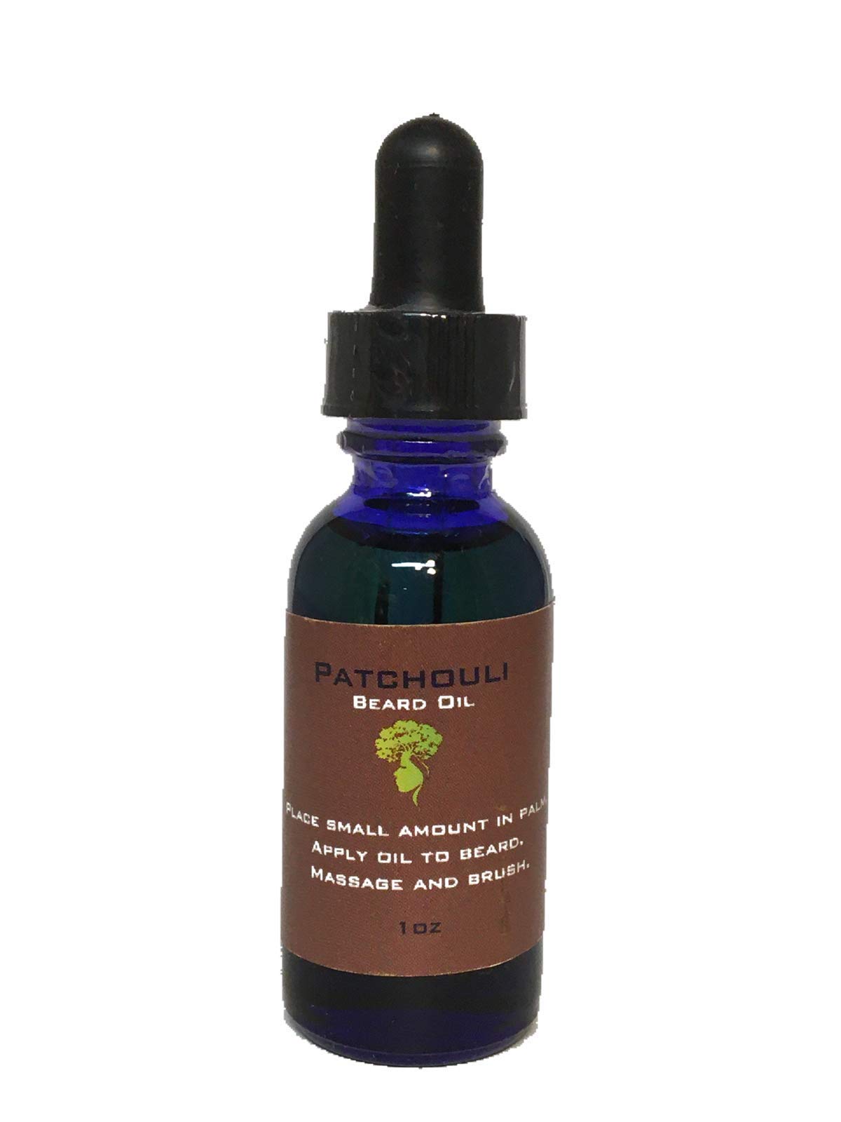 Premium Patchouli Beard Oil for Men - Natural Growth & Conditioning - Softens & Tames Facial Hair - Perfect for Daily Grooming & Styling