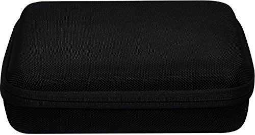 Medium Protective Case for GoPro HERO 11/10/9/8/7/6/5 Cameras with Custom Foam Insert & Free Microfiber Cloth - Perfect for Travel, Adventure & Action Sports Storage