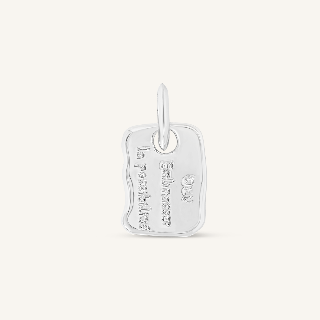 Oui Pendant Necklace - Elegant French Inspired Jewelry for Women | Perfect for Date Nights, Weddings & Special Occasions