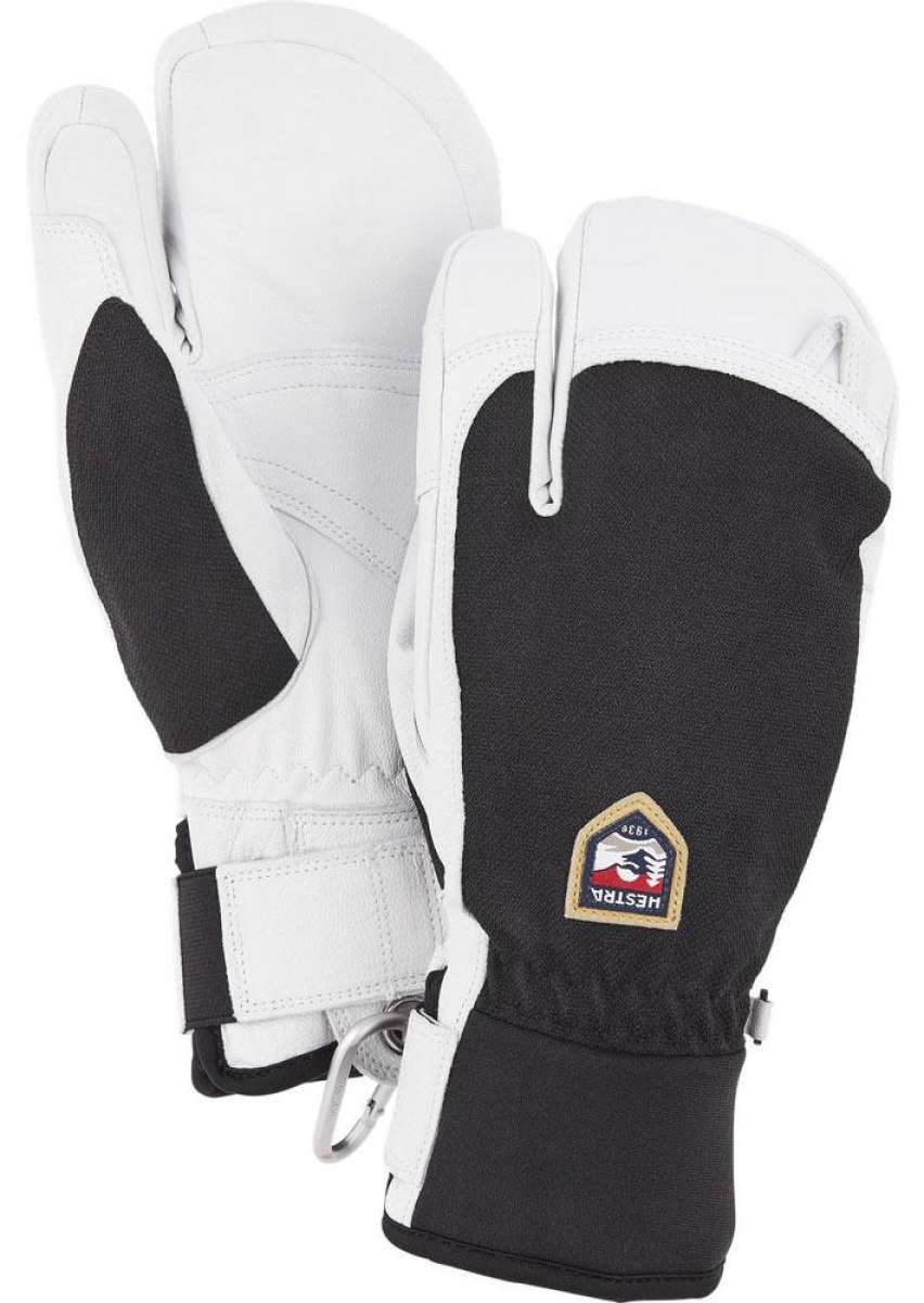 Hestra Army Leather Patrol 3 Finger Glove - Winter Military Tactical Gloves for Outdoor Hunting & Shooting - Durable Waterproof Cold Weather Gloves for Men (2024 Edition)