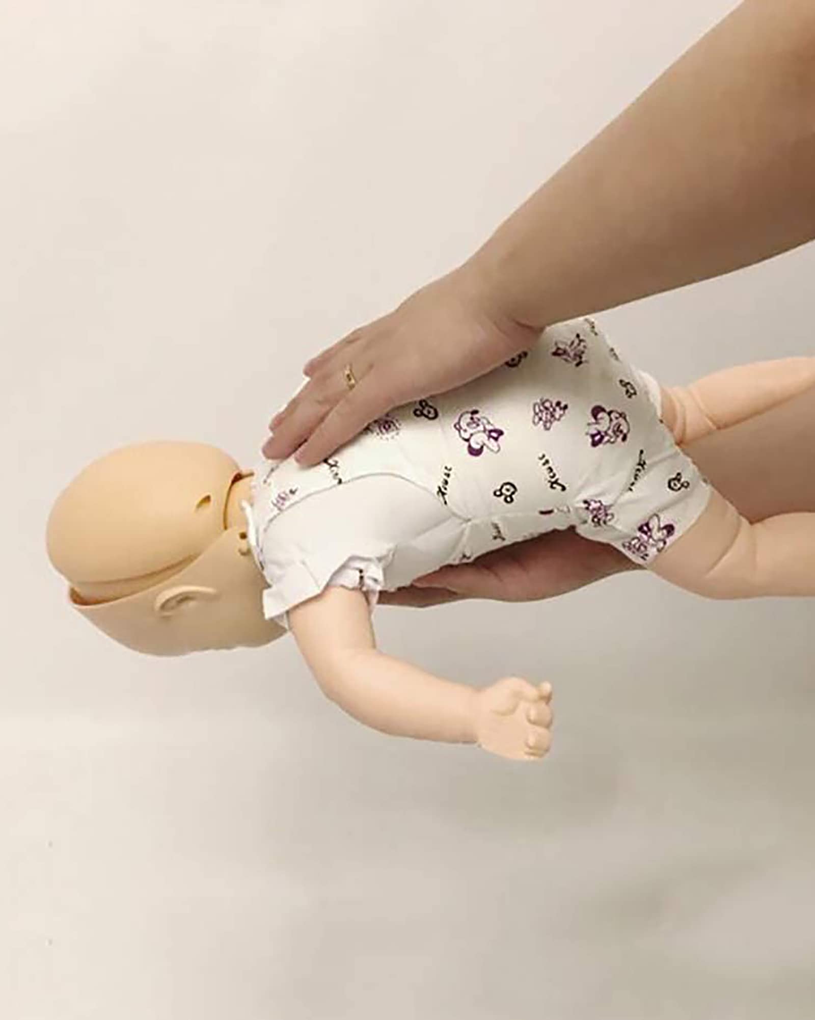 60Cm Baby CPR Training Manikin - PVC Infant Airway Obstruction & Resuscitation Model - Realistic CPR Practice Simulator for First Aid, Nursing, and Emergency Training