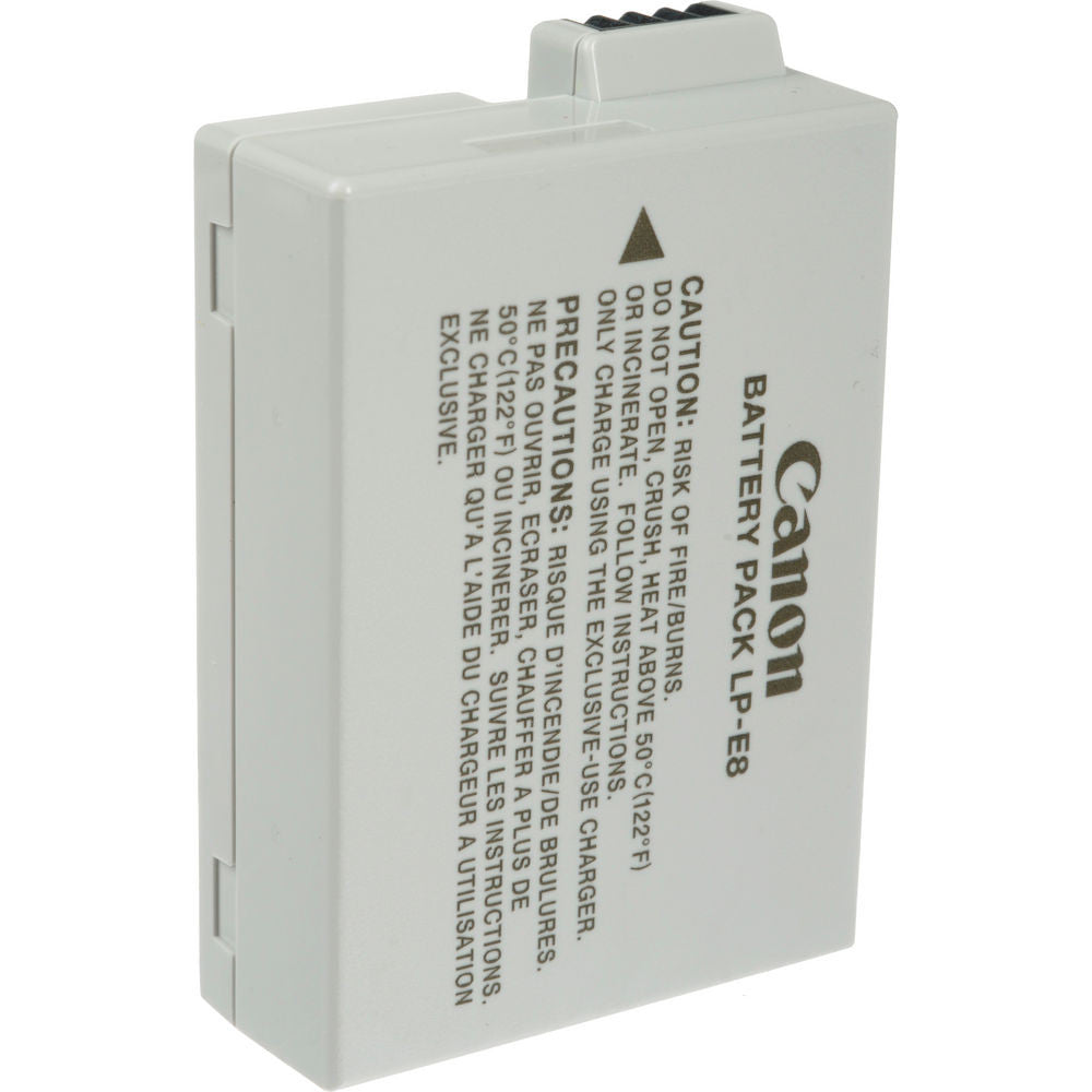 Original Canon LP-E8 Battery Pack for EOS Rebel T7, SL3, 2000D, 4000D - High Capacity Replacement - Perfect for Travel & Outdoor Photography