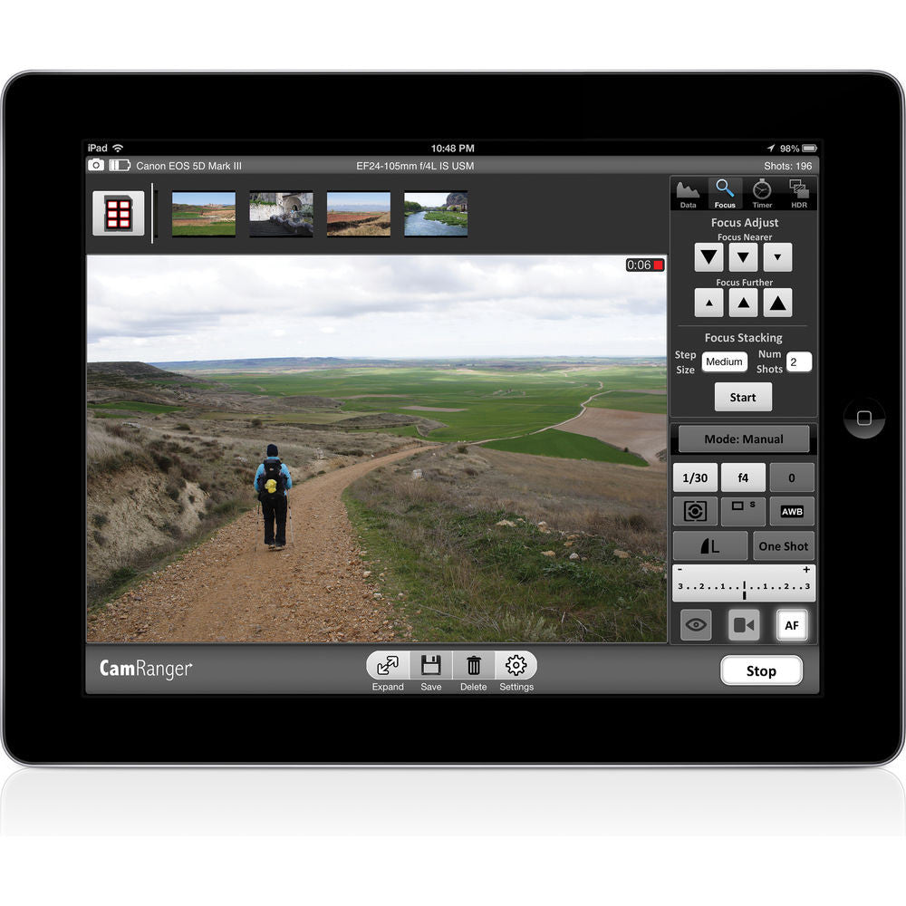 CamRanger Wireless DSLR Camera Transmitter - Remote Control & Live View for Photography & Videography | Perfect for Studio, Outdoor & Travel Shooting