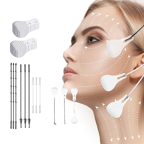 40Pcs Invisible Face Lifting Stickers - Medical Grade Thin Tape for Wrinkle Reduction & V-Shape Lift - Anti-Aging Skin Tightening Tool for Sagging Cheeks & Jawline - Perfect for Daily Makeup & Special Occasions