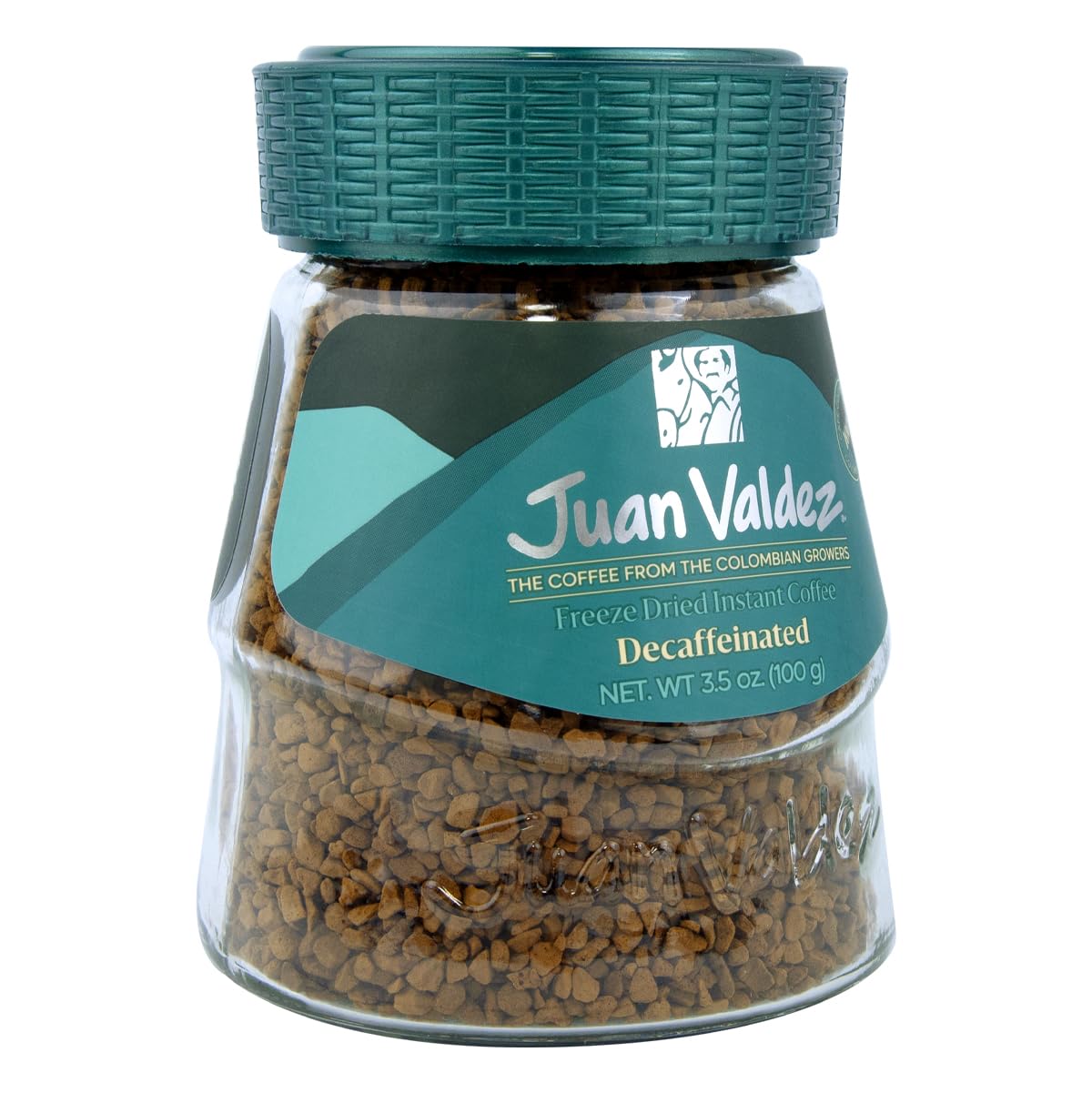 Premium Juan Valdez Decaffeinated Freeze Dried Coffee, Classic Flavor 3.3 oz (94g) - 100% Colombian Arabica Beans - Rich & Smooth Taste - Perfect for Home, Office & Travel - Instant Coffee for Coffee Lovers