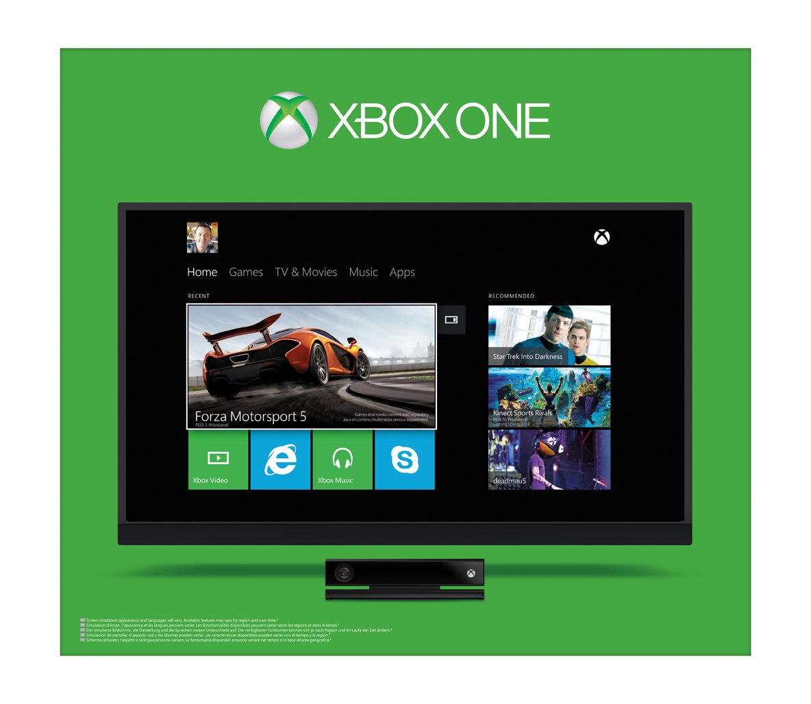 Microsoft Xbox One 500GB Gaming Console - Black | Next-Gen HD Video Game System for Home Entertainment & Online Multiplayer Gaming