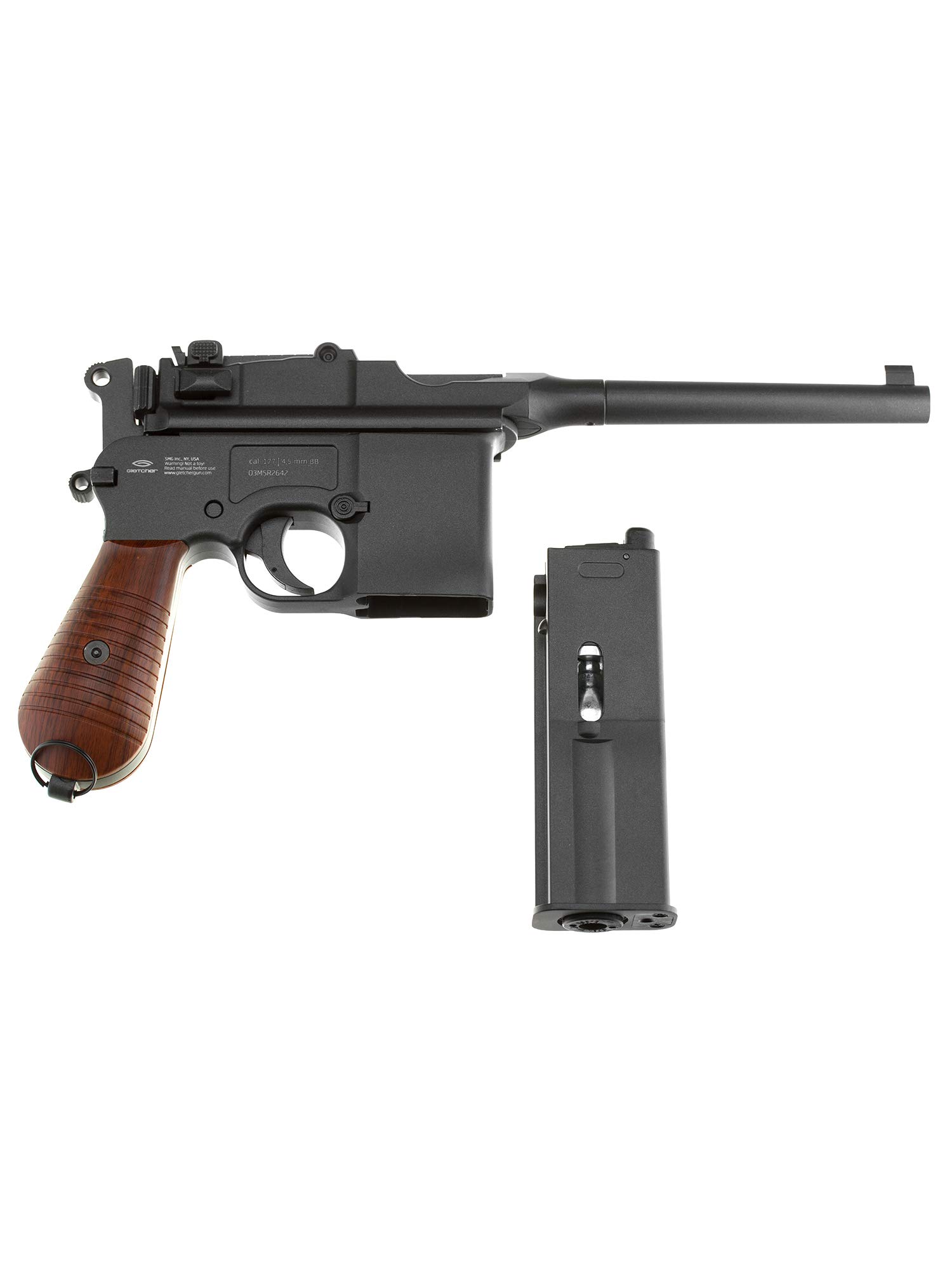 Gletcher M712 .177 CO2 Blowback BB Gun Air Pistol - Realistic Replica for Target Shooting, Training & Outdoor Fun | Perfect for Backyard Practice, Airsoft Games & Collectors
