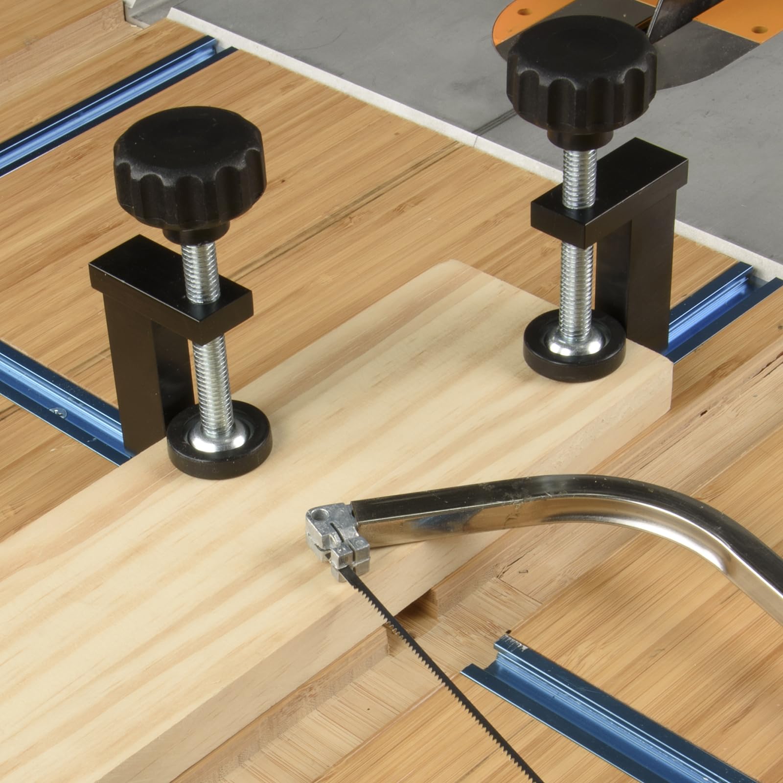 Powertec T-Track Clamp Vice 4-Pack - Secure 1/4
