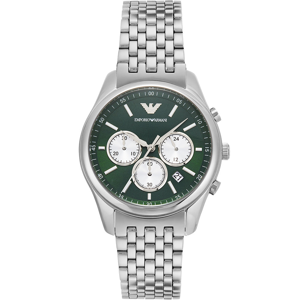 Emporio Armani AR11581 Men's Stainless Steel Chronograph Watch - Perfect for Business, Casual & Formal Occasions