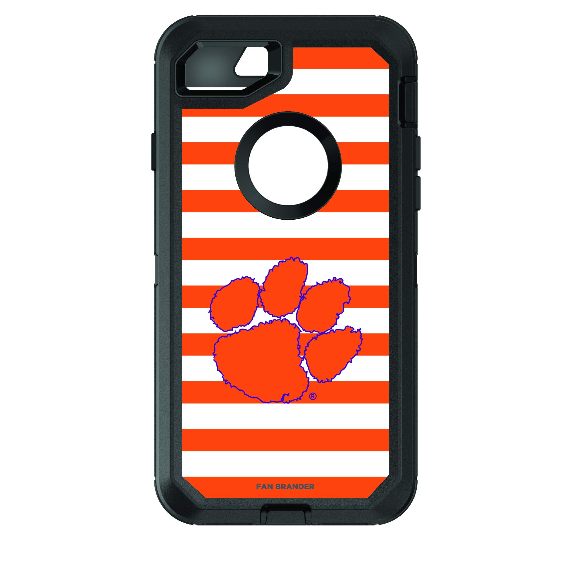 NCAA OtterBox Defender iPhone Case with Stripes - Durable Protection for Sports Fans