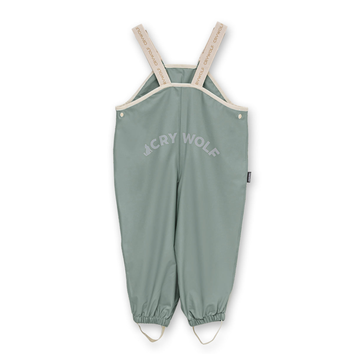 Crywolf Waterproof Rain Overalls for Men & Women - Moss Green Outdoor Workwear for Hiking, Fishing & Gardening