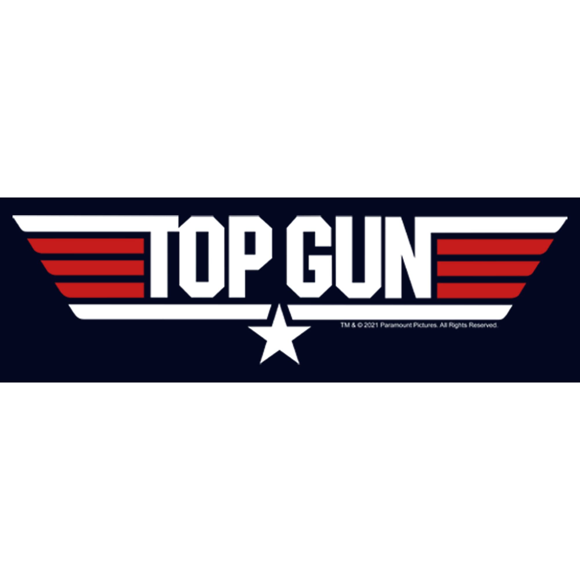 Top Gun Movie Logo T-Shirt for Men - Red & White Cotton Tee - Casual Wear, Movie Fan Gift, Street Fashion