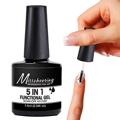 HongYan 2Pcs 5-in-1 Nail Glue for Press On Nails - DIY Manicure at Home