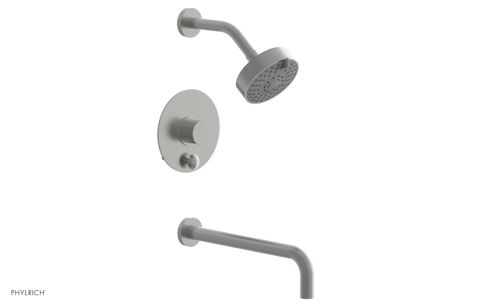 BASIC II 12 Pressure Balance Tub and Shower Faucet Set - 230 27 12 - Perfect for Bathroom Renovation & Modern Home Upgrade