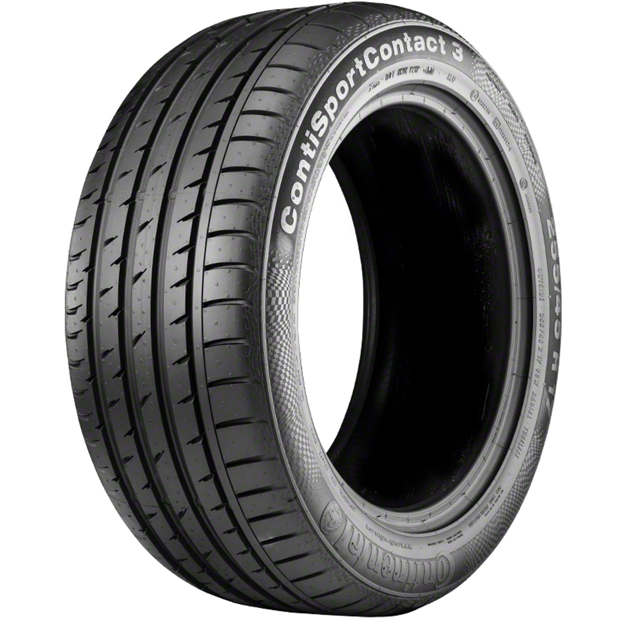 Continental ContiSportContact 3 Summer Performance Tires 245/40ZR20 99Y XL - High-Speed Handling & Wet Traction for Sports Cars & Luxury Sedans