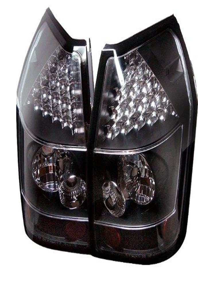 Spyder Dodge Magnum 2005-2008 LED Tail Lights - Black Smoke Lens - Direct Fit Replacement - Enhances Style & Visibility for Night Driving
