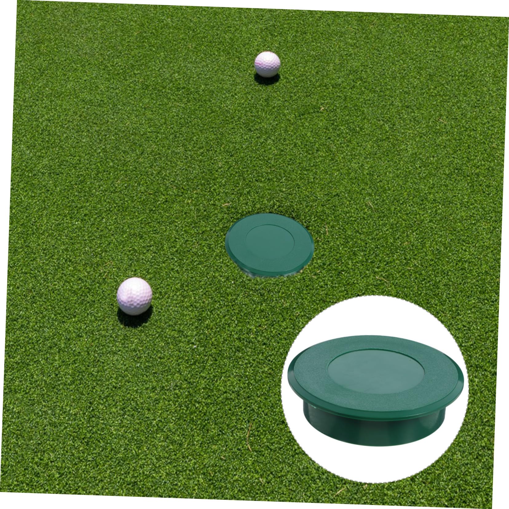 Golf Practice Training Cup Cover - Durable Golf Hole Putting Cup for Indoor & Outdoor Greens - Perfect for Backyard, Driving Range & Home Putting Practice