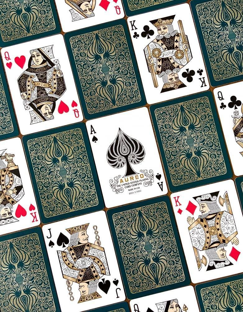Aureo Bicycle Playing Cards - Premium Poker Deck for Magic Tricks, Card Games & Collectors | Perfect for Poker Nights, Cardistry & Gift Giving