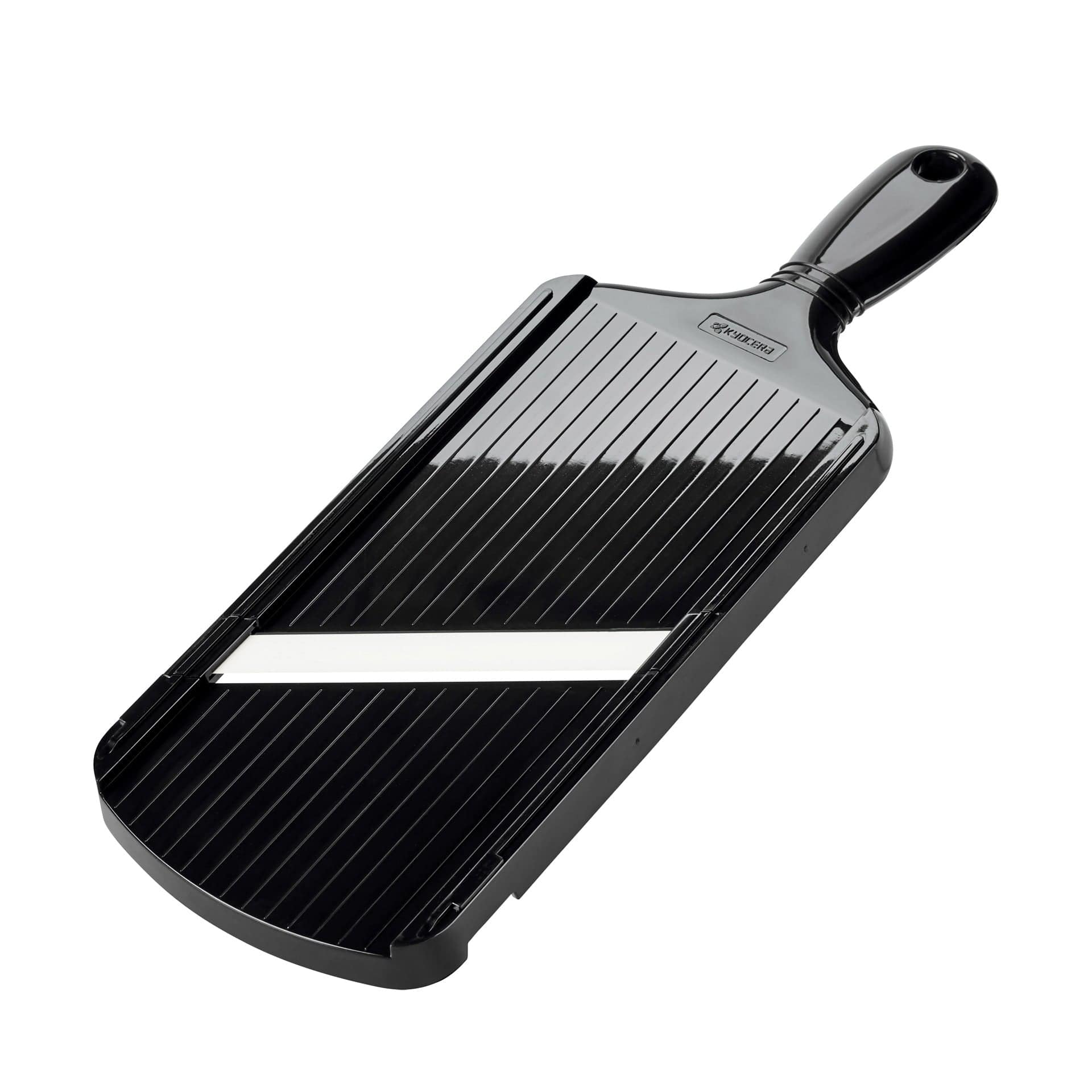 Kyocera Professional Mandoline Slicer with Safety Guard - Ultra Sharp Ceramic Blade for Perfect Vegetable & Fruit Slicing - Ideal for Kitchen, Salad Prep & Food Presentation - Black