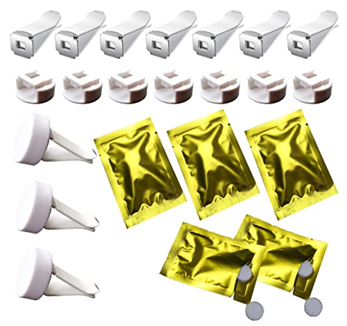 White Clips+Pads