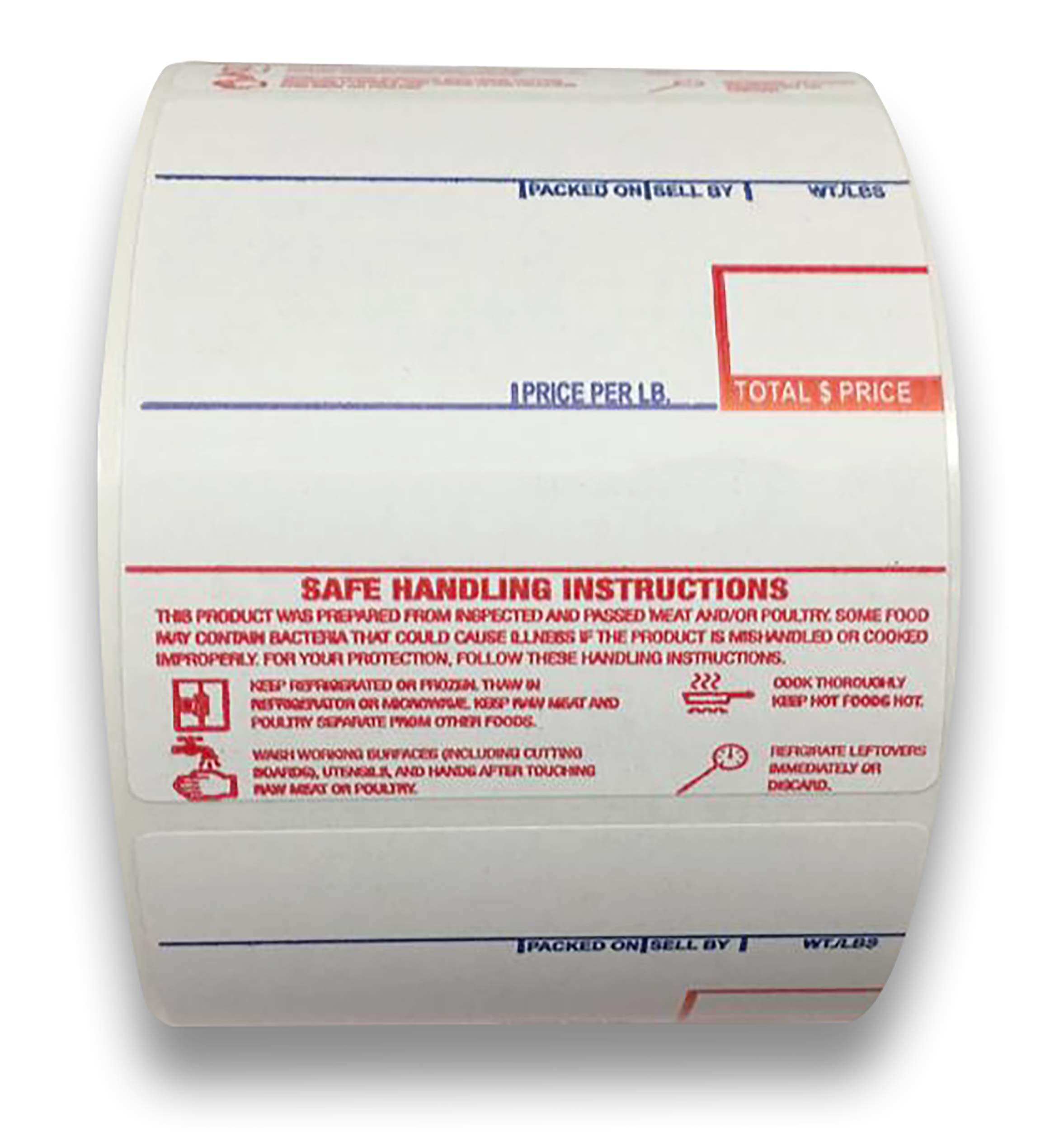 CAS LST-8040 High-Quality Printing Scale Labels - 58x60mm UPC/Safe - 36 Rolls/Case for Retail & Shipping | Perfect for Grocery Stores, Warehouses & E-commerce Packaging