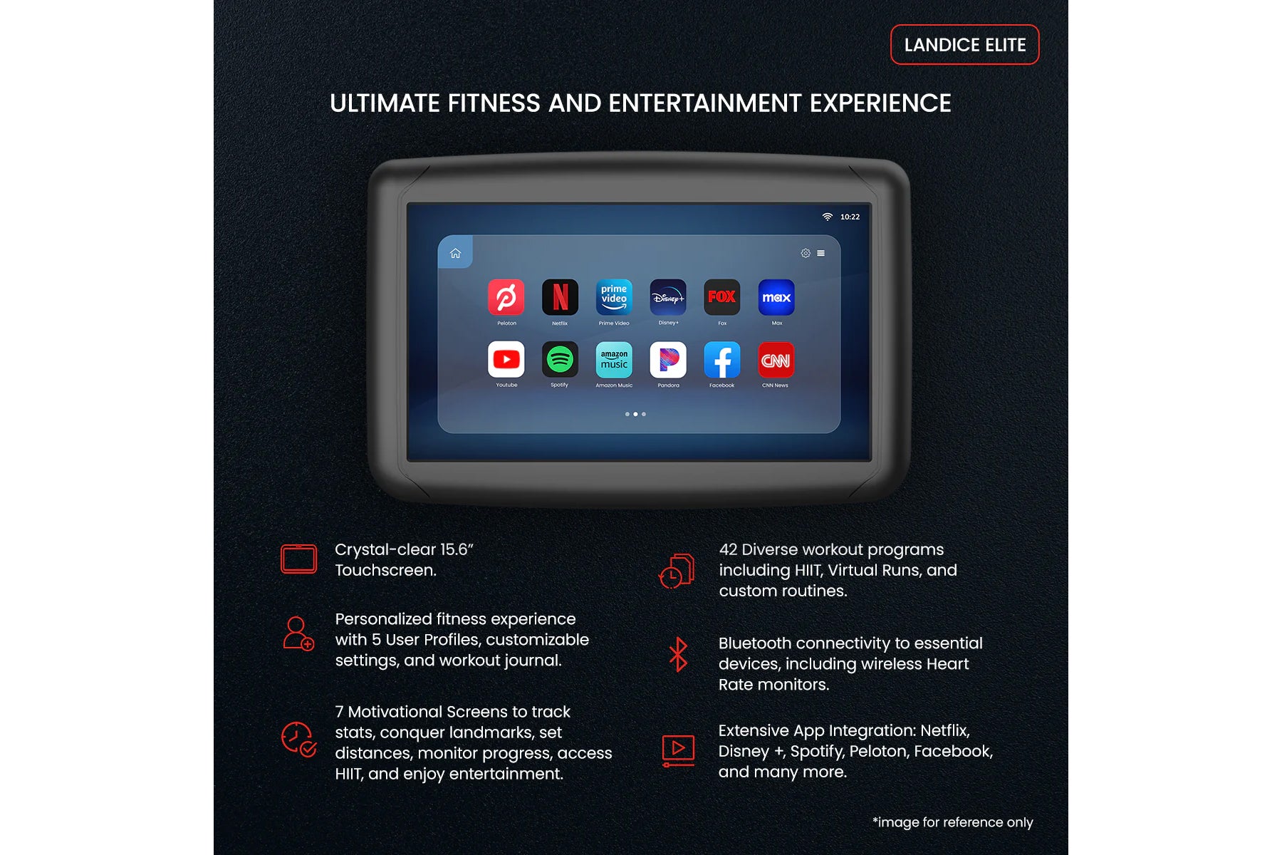 Landice L10 Club Treadmill - Premium Commercial Grade Running Machine for Home & Gym Use - Perfect for Cardio Workouts, Weight Loss & Fitness Training