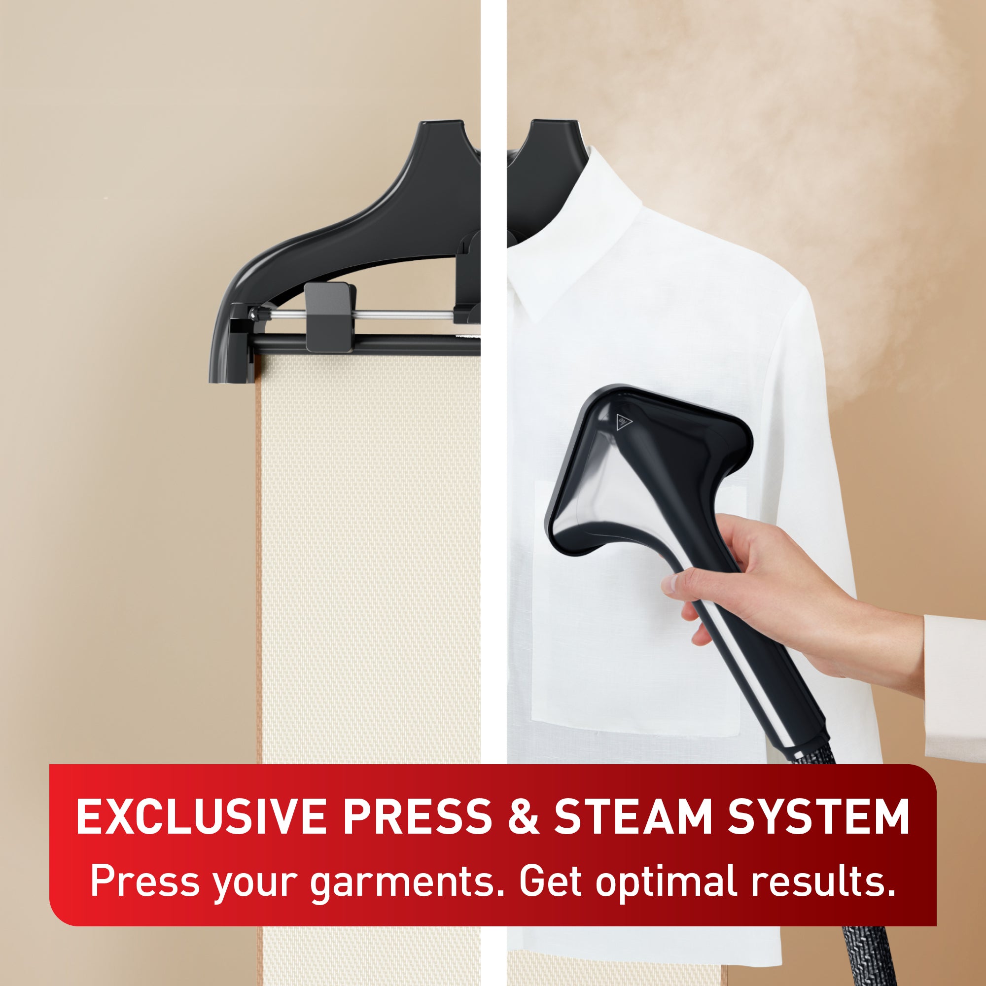Tefal Pro Style One IT3480 Upright Garment Steamer - Powerful Steam Iron for Clothes, Drapes & Home Use - Quick Wrinkle Remover for Shirts, Pants & Suits - Perfect for Travel, Office & Professional Garment Care
