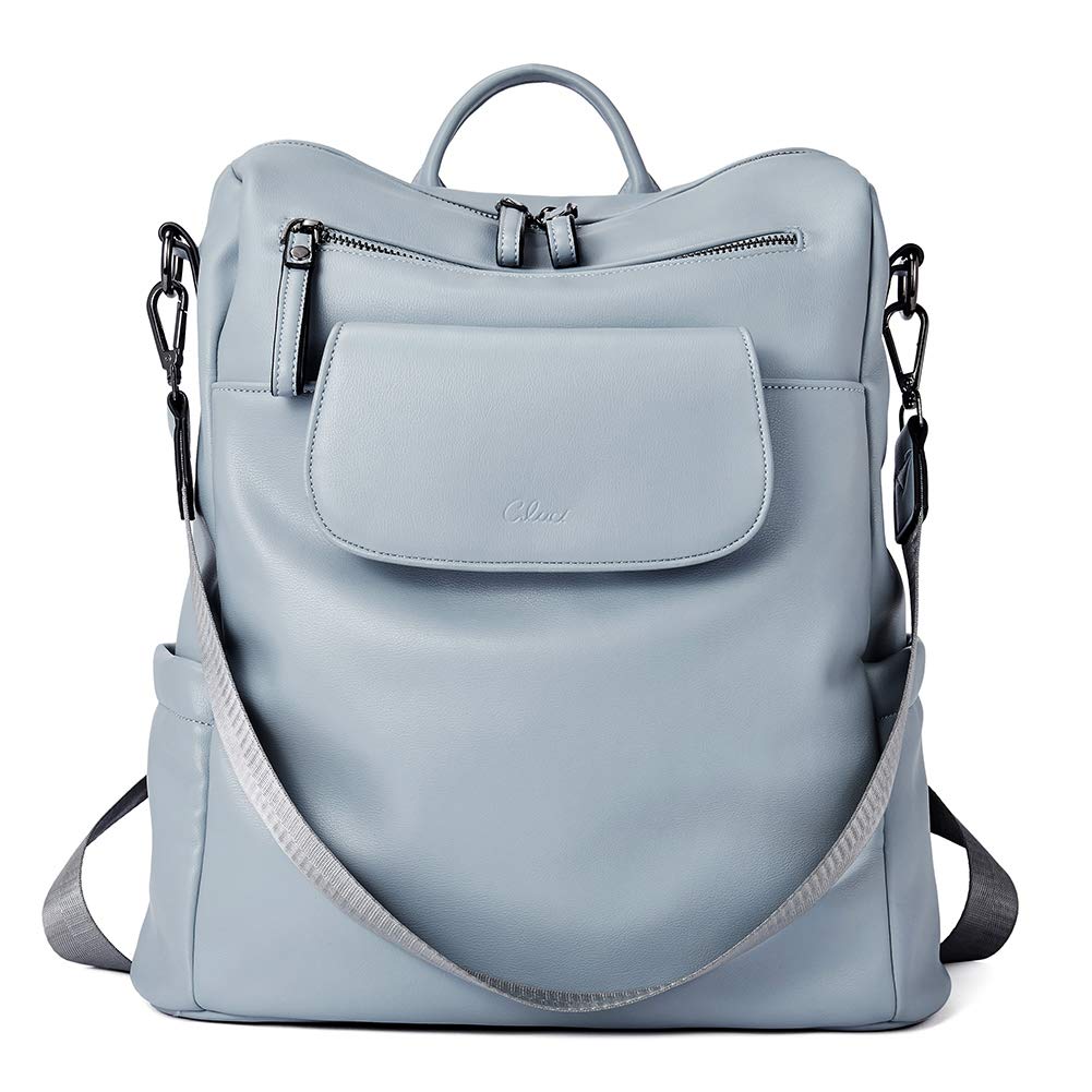 CLUCI Women's Leather Backpack Purse - Anti-Theft Travel Bag for Work & Outings