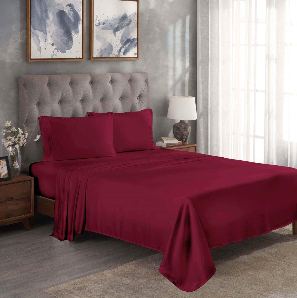Premium 300 Thread Count Modal Deep Pocket Sheet Set - Soft & Breathable Bedding for Ultimate Comfort - Perfect for Master Bedroom, Guest Room, or Vacation Home
