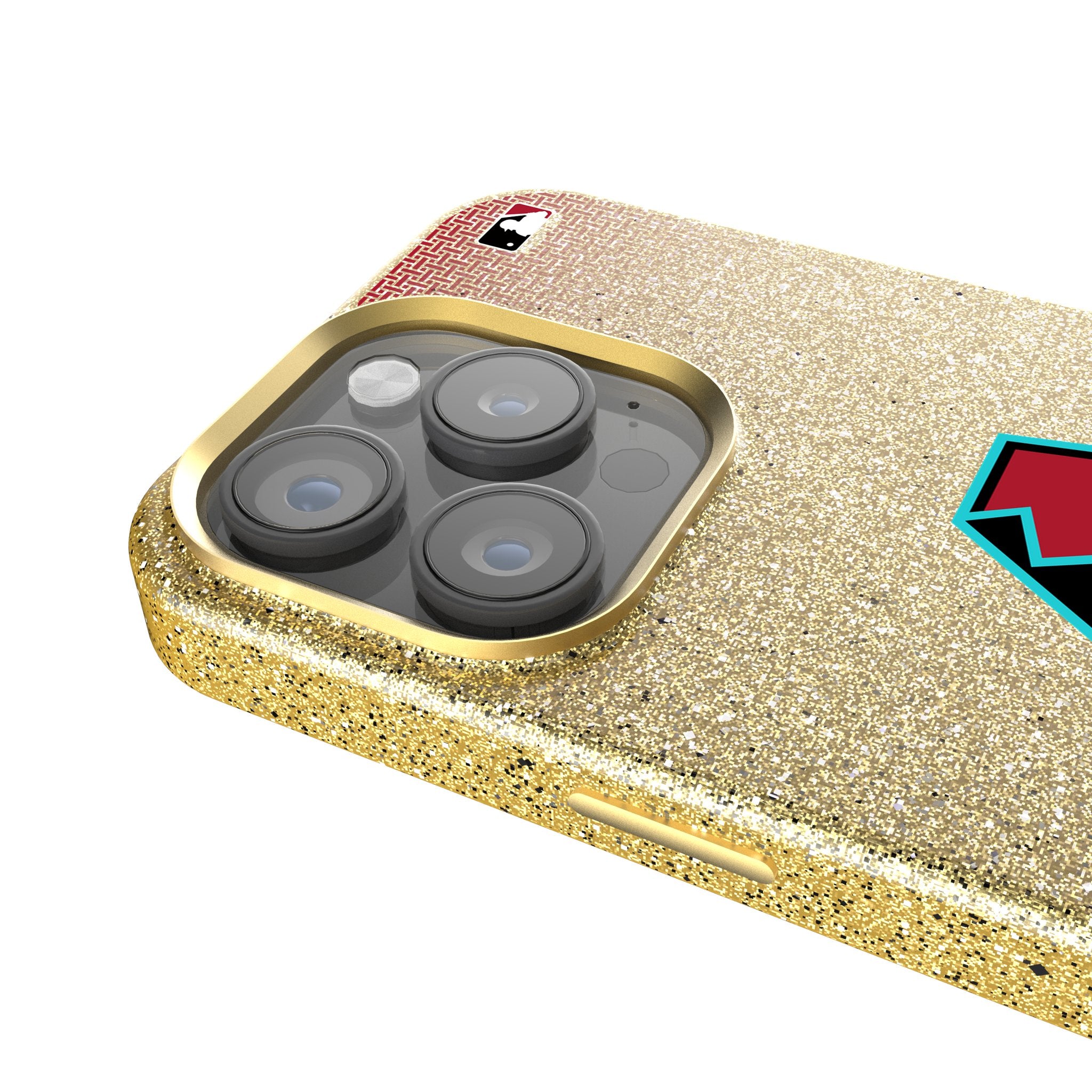 Arizona Diamondbacks Rhinestone Glitter Phone Case for iPhone 14 13 12 11 Pro Max XR - Fashion Luxury Bling Cover with Team Logo - Perfect for Baseball Games & Fan Gifts
