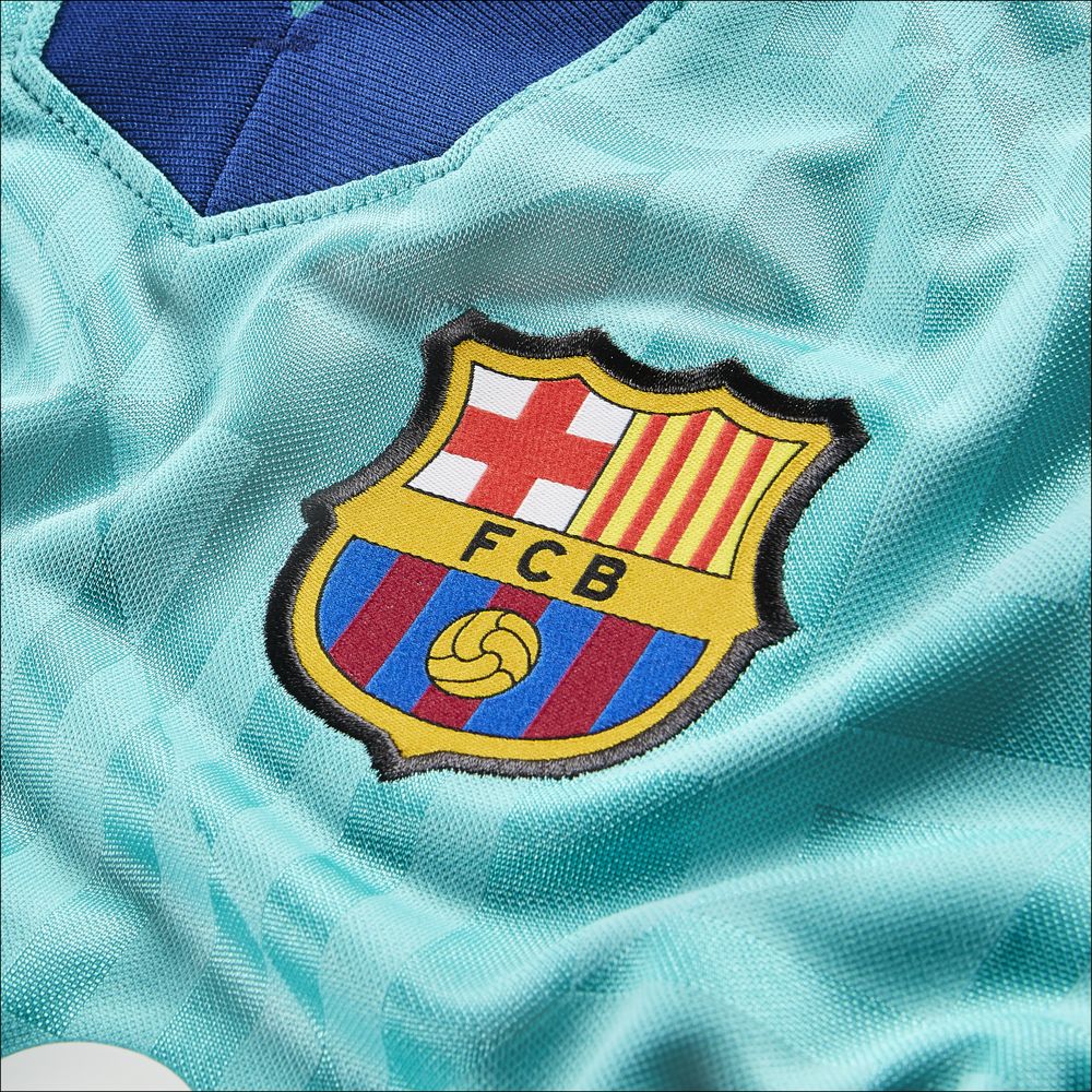 Nike FC Barcelona 2019/20 Stadium Third Big Kids' Soccer Jersey - Authentic Youth Football Shirt for Boys & Girls - Perfect for Matches, Training & Fan Support
