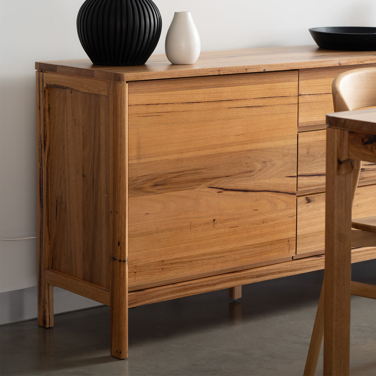 Sol Studio Emilia Buffet - Modern Wood Sideboard with Storage for Dining Room, Living Room & Entryway - Perfect for Home Decor & Organization
