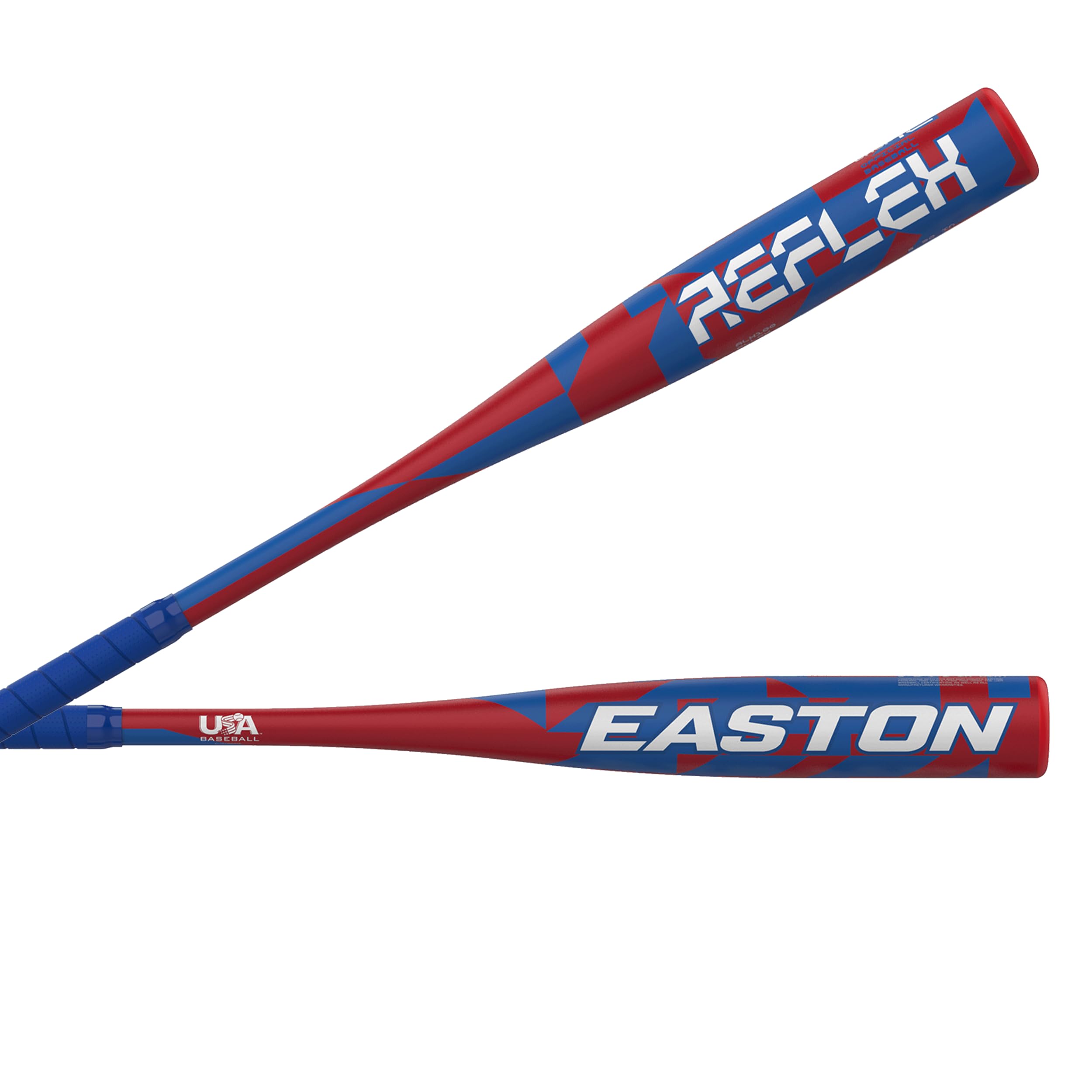 Easton Reflex USA Baseball Bat -12 Drop Big Barrel 1-Piece Alloy for Youth & Teen Players - Perfect for Training, Games & Tournaments
