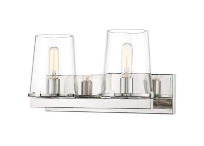 Polished Nickel Vanity Light - Modern Bathroom Lighting Fixture for Makeup & Grooming, Perfect for Dressing Table, Bathroom Mirror or Bedroom Decor