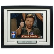Chuck Norris Autographed 11x14 Framed Dodgeball Movie Photo - Collectible Memorabilia for Fans & Home Theater Decor