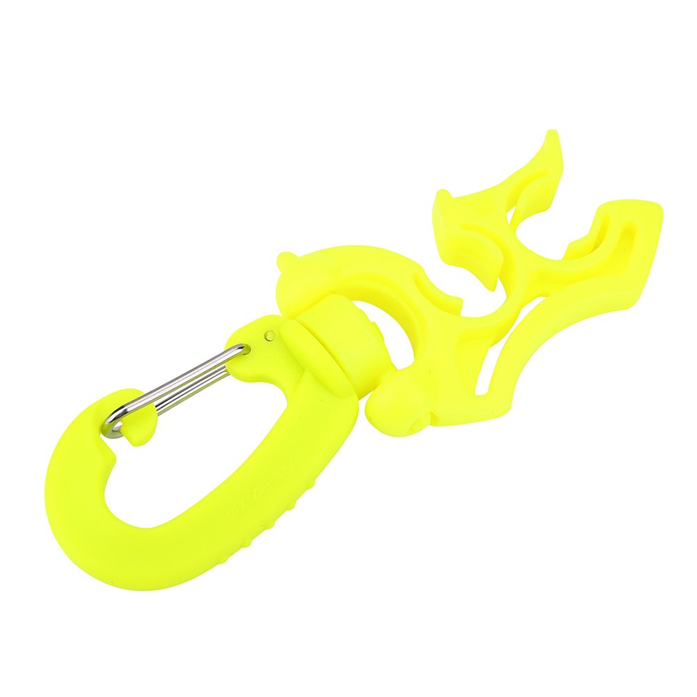 Scuba Diving Regulator Hose Clip Holder - Green for BCD & Snorkeling Gear