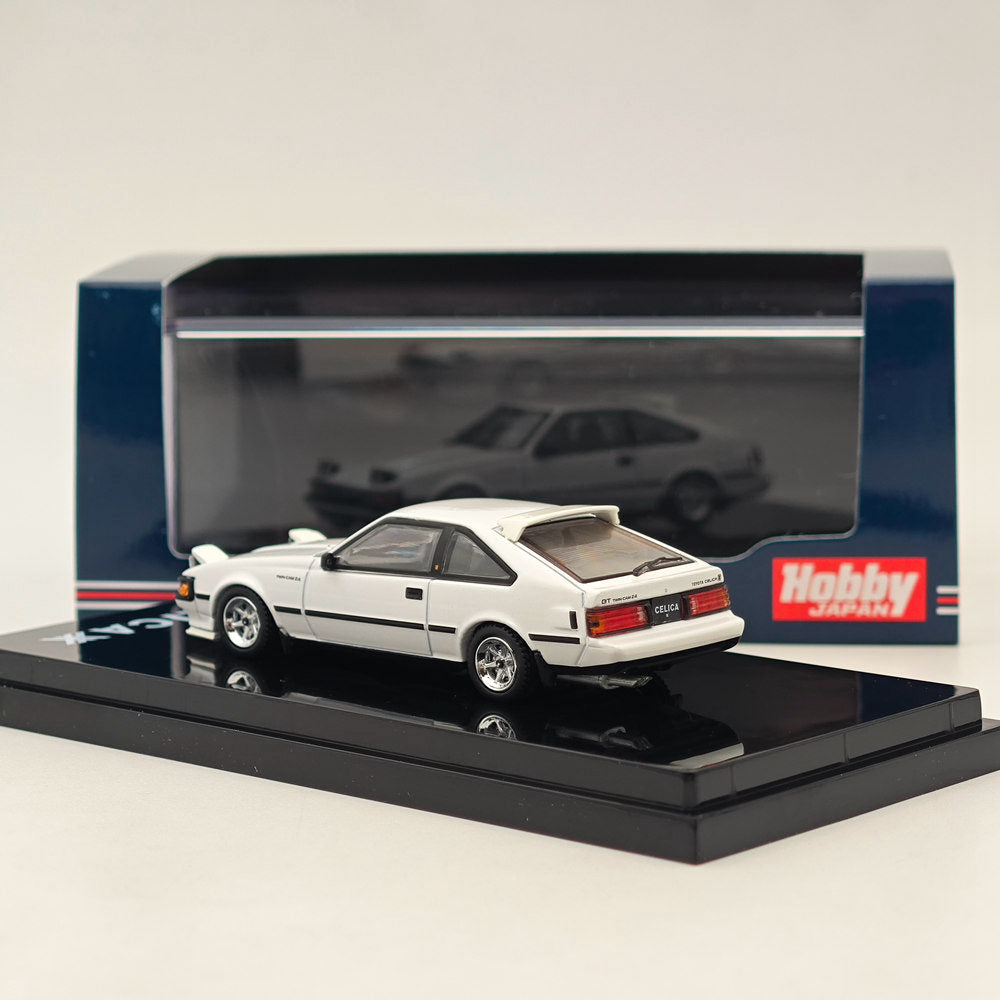 1:64 Scale Hobby Japan Toyota Celica XX (A60) 1983 2000GT TWINCAM24 Customized White Diecast Model Car - Collectible Miniature Vehicle for Display, Gifts, and Racing Enthusiasts