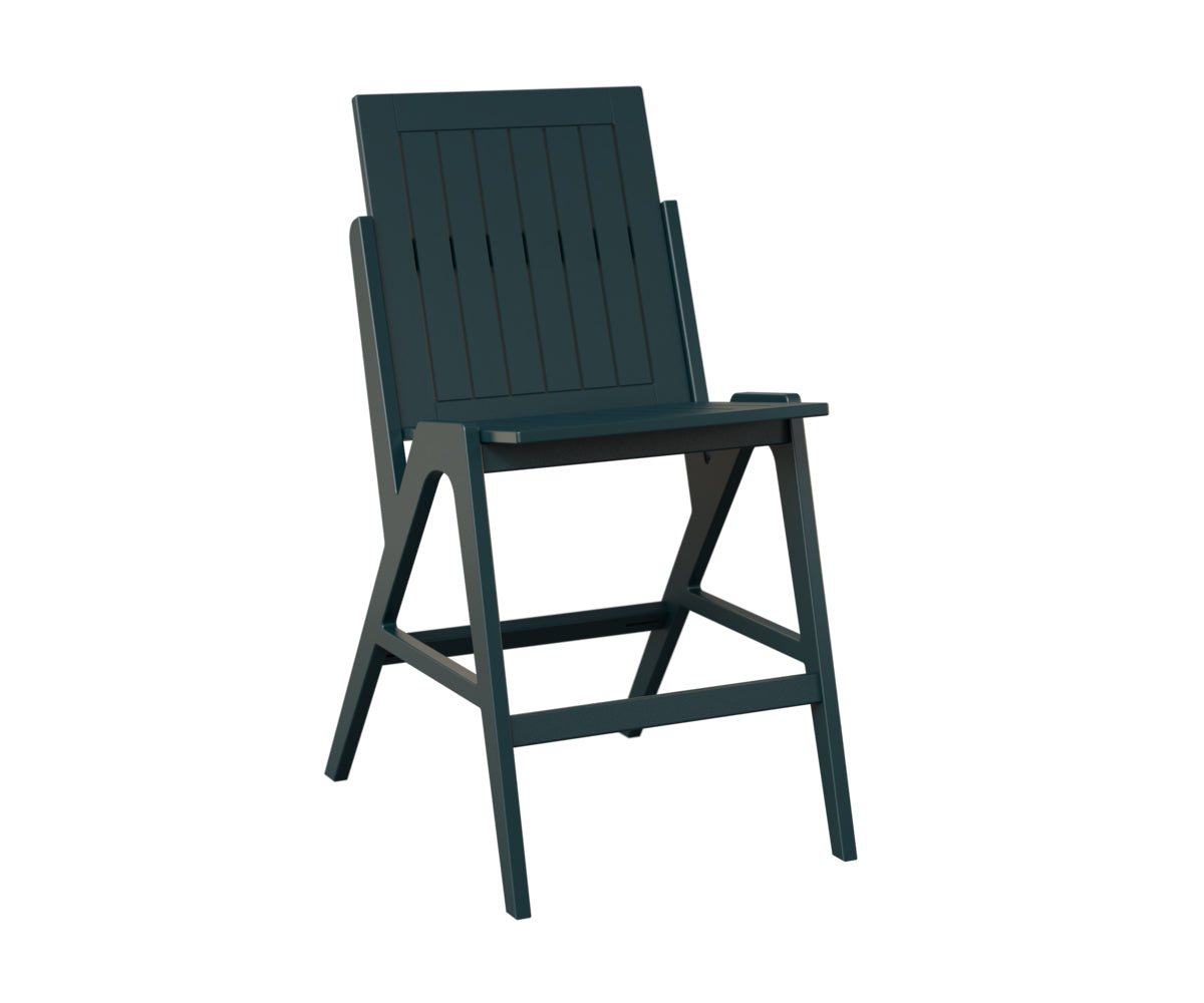 Berlin Gardens Kinsley Bar Side Chair - Stylish & Durable Outdoor Bar Stool for Patio, Deck, or Poolside - Perfect for Entertaining & Relaxing