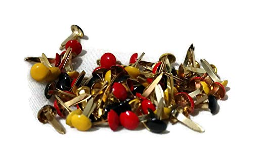 Creative Expressions Magic Mini Round Brad Assortment - Bulk Pack of 500 Decorative Scrapbooking Fasteners for DIY Crafts, Card Making, and Scrapbook Projects