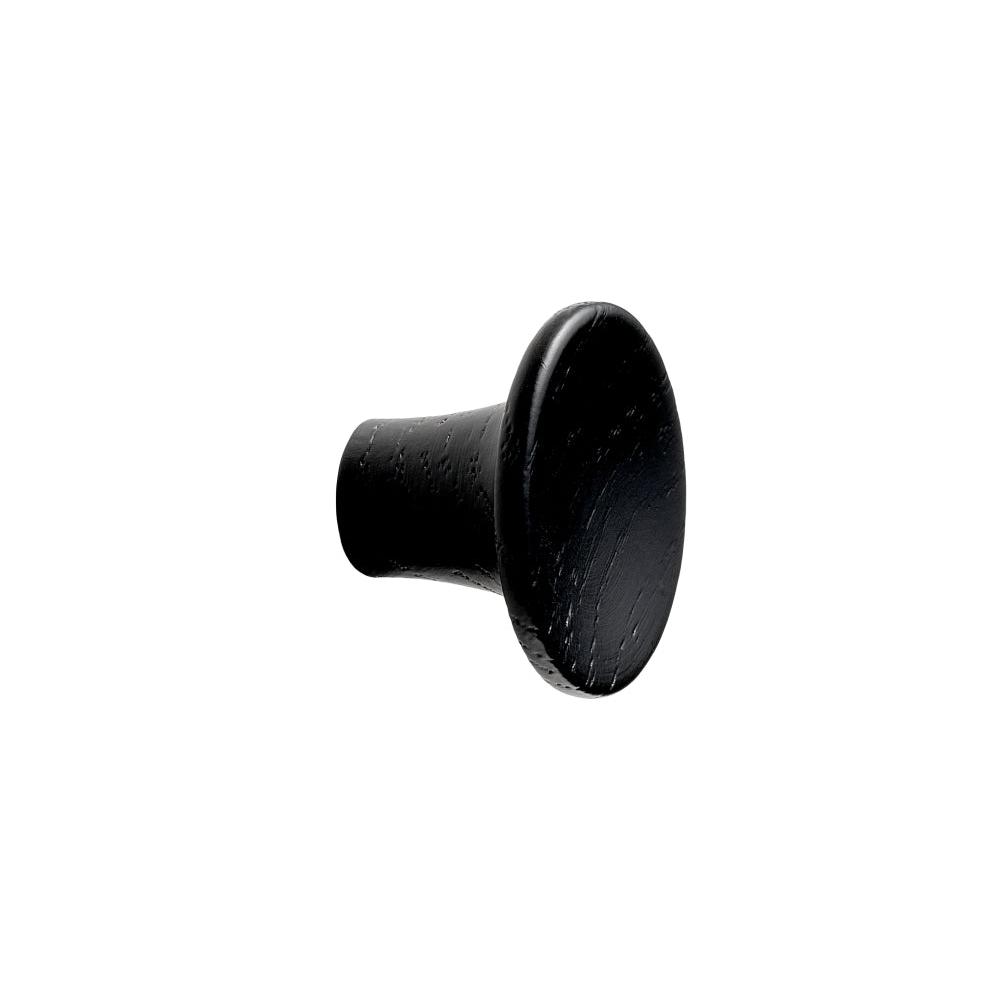 Premium Black Lacquered Wood Tuba Cabinet Knobs & Drawer Pulls - Vintage Style Hardware for Kitchen, Bathroom & Furniture Upgrade