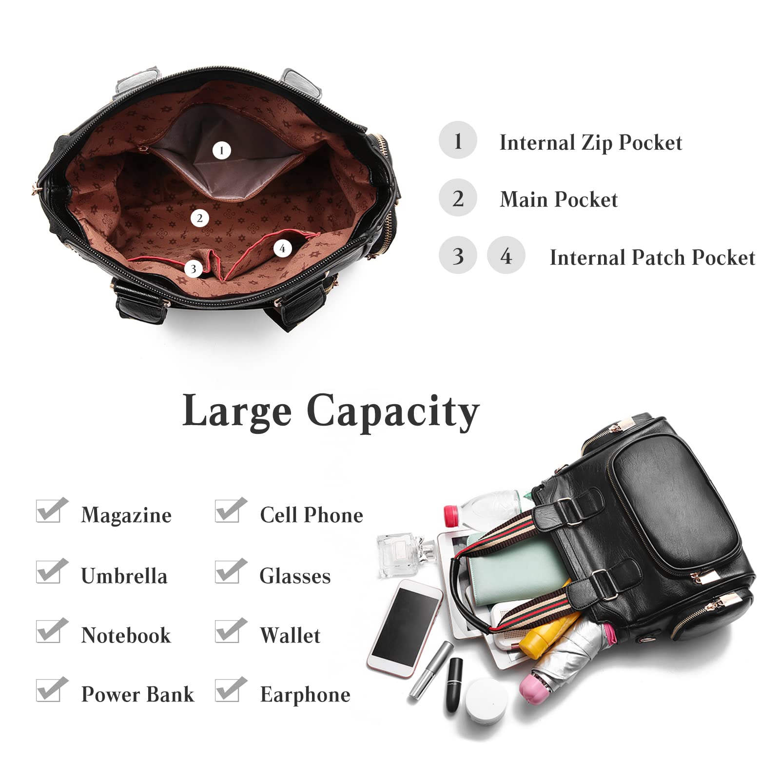 Stylish Lightweight Tote Bag for Women - Fashionable Durable Shoulder Handbag - Perfect for Work, Travel & Everyday Use