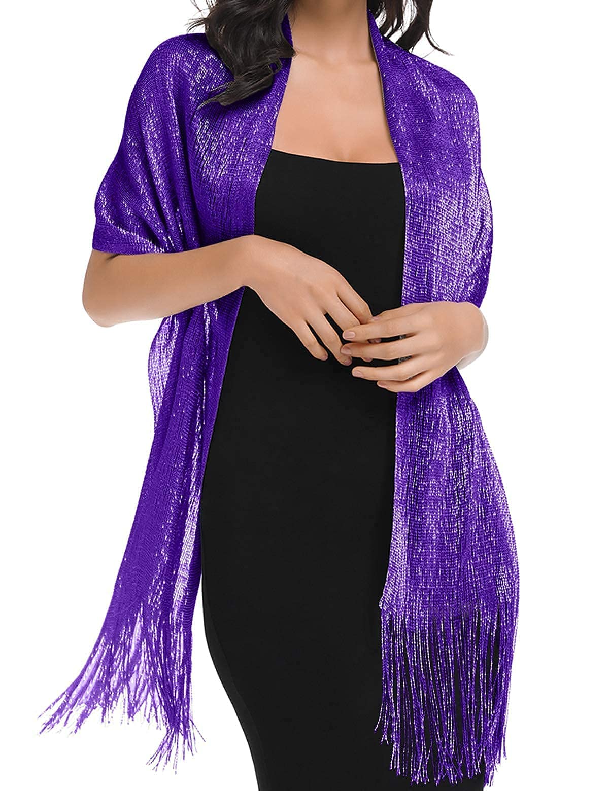 Elegant BANETTETA Women's Shawl Wrap - Formal Evening Scarf with Buckle for Weddings, Parties & Special Occasions | Perfect for Dresses, Evening Gowns & Formal Events