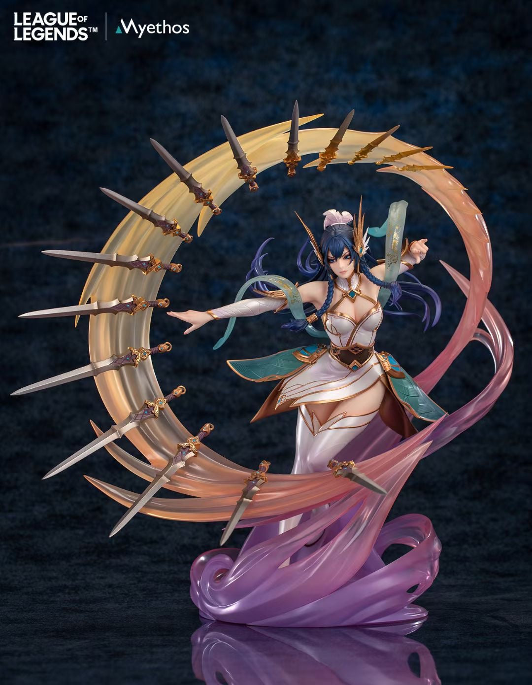 Myethos Studio The Blade Dancer Irelia - League of Legends Collectible Figure - Perfect for Gaming Room Decor & LOL Fan Gifts