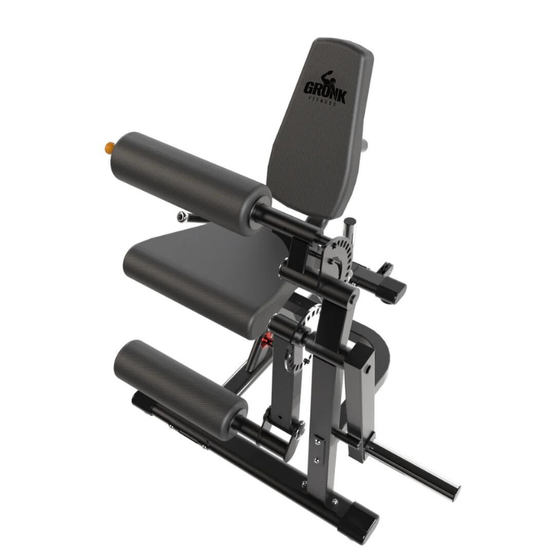 Gronk Fitness Leg Extension and Curl Machine - Home Gym Leg Workout Equipment for Strength Training and Muscle Building | Perfect for Home Gym, Personal Training, and Fitness Enthusiasts